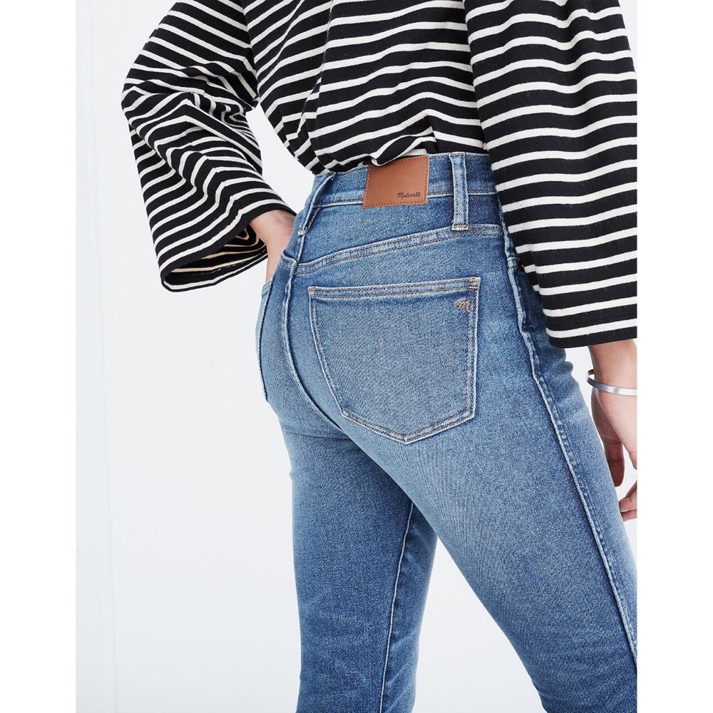 Madewell 10” High Rise Skinny Jeans, Button Fly!